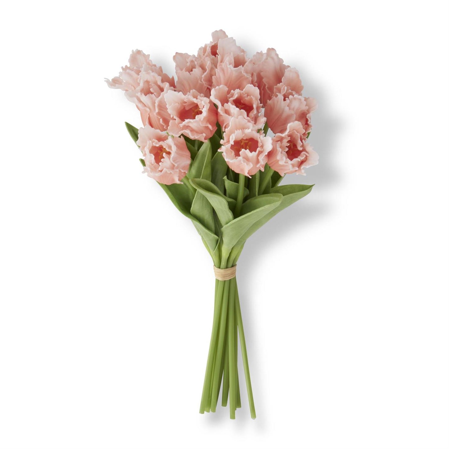 Real Touch Parrot Tulip Bundle - Peachy Orange
