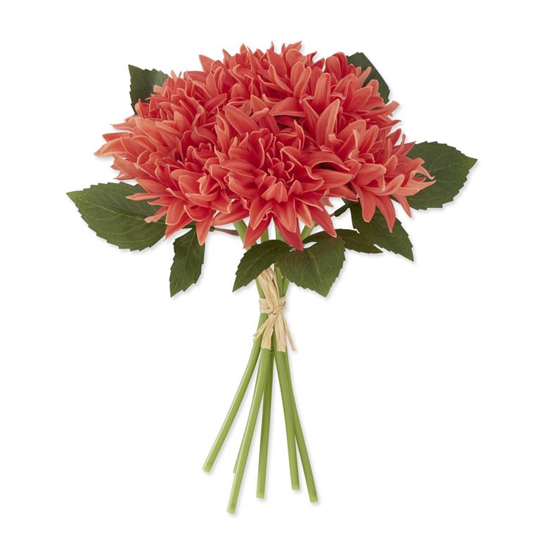 Coral Real Touch Dahlia Bundle