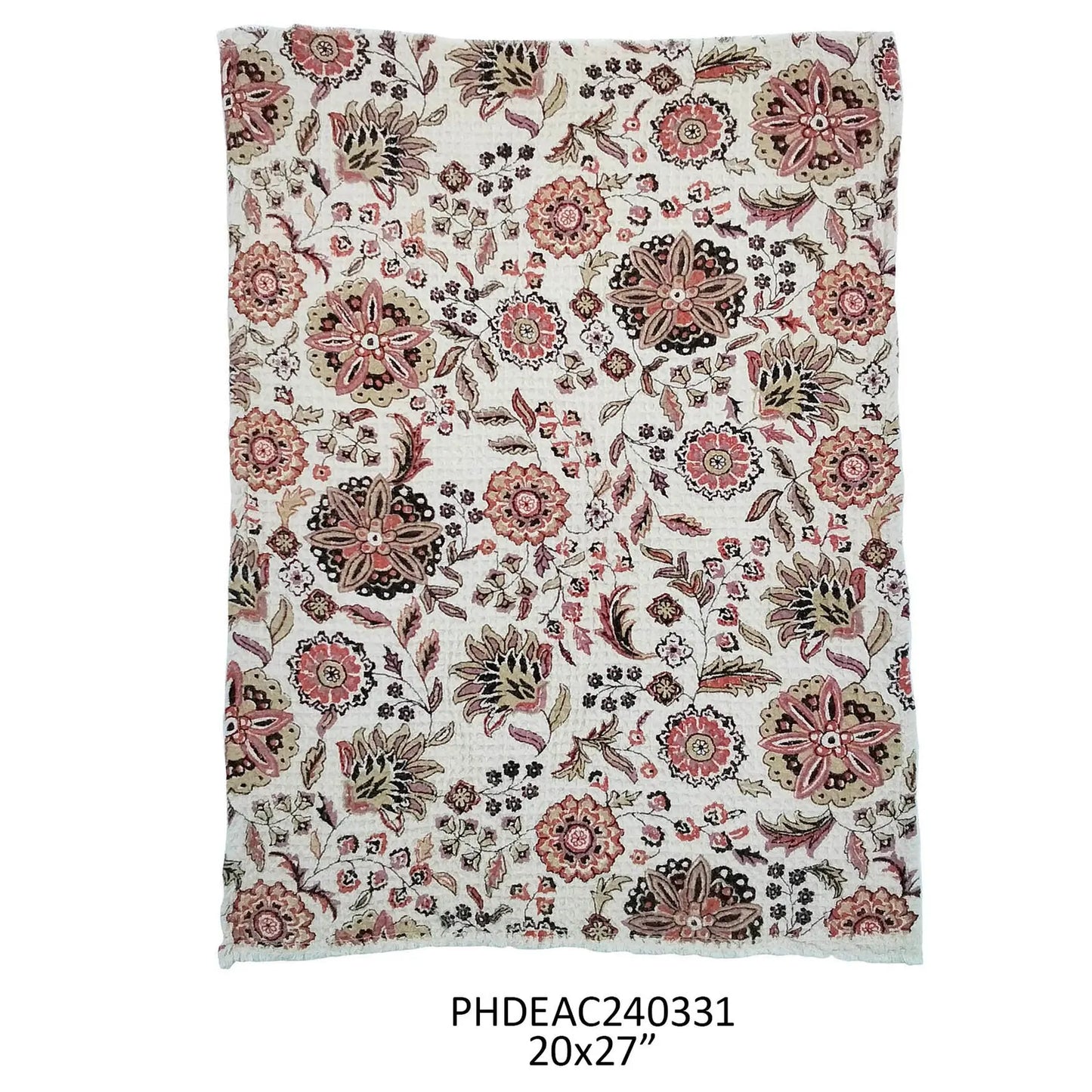 Fennel Botanical Print Cotton Dish Towel
