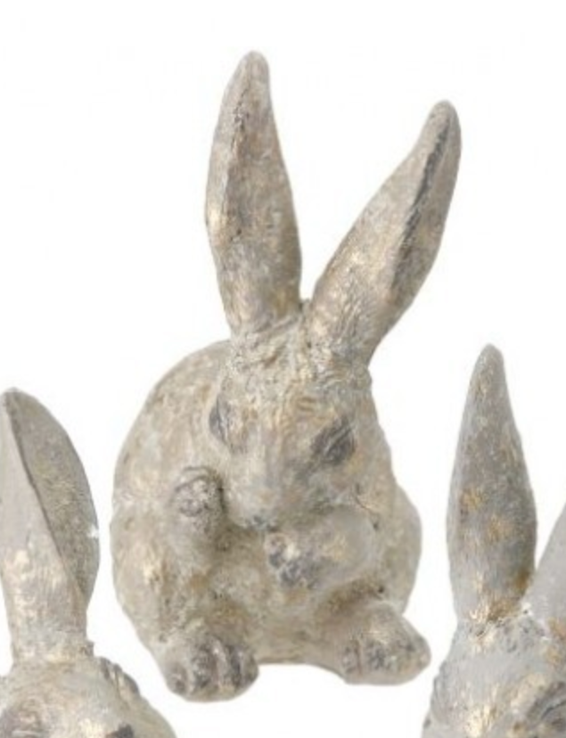 Resin Leafed Bunny