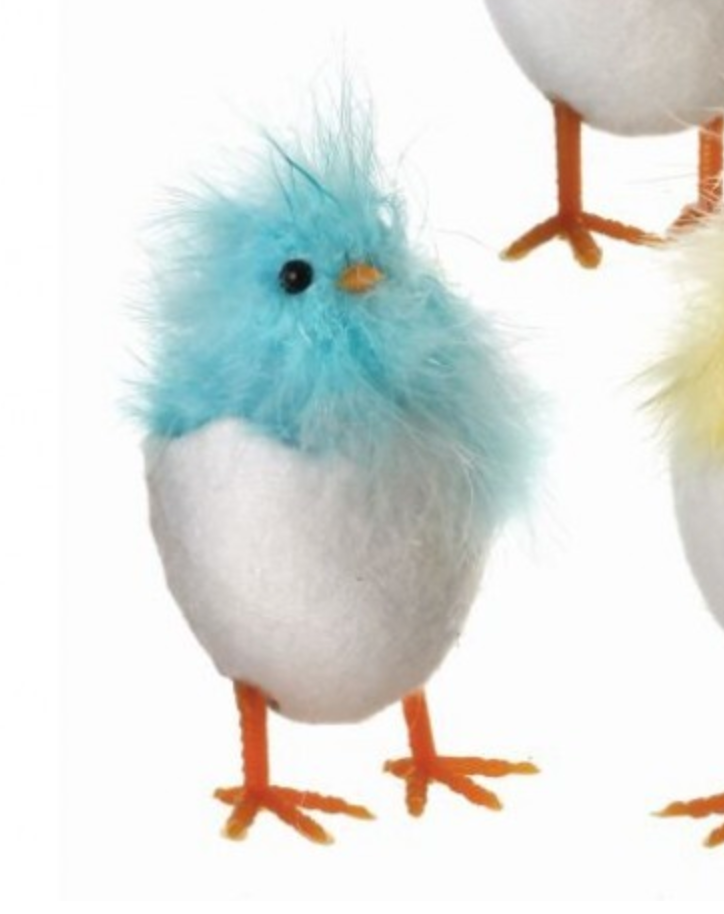 Feather Chick in Wool Egg