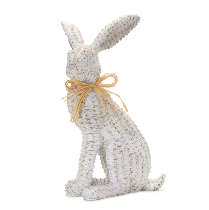 Resin Wicker Rabbit