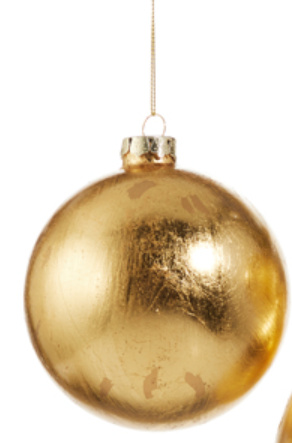 Gold Leaf Ornament