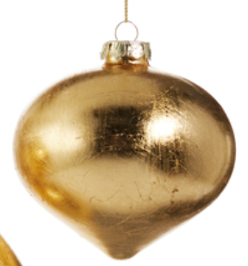 Gold Leaf Ornament