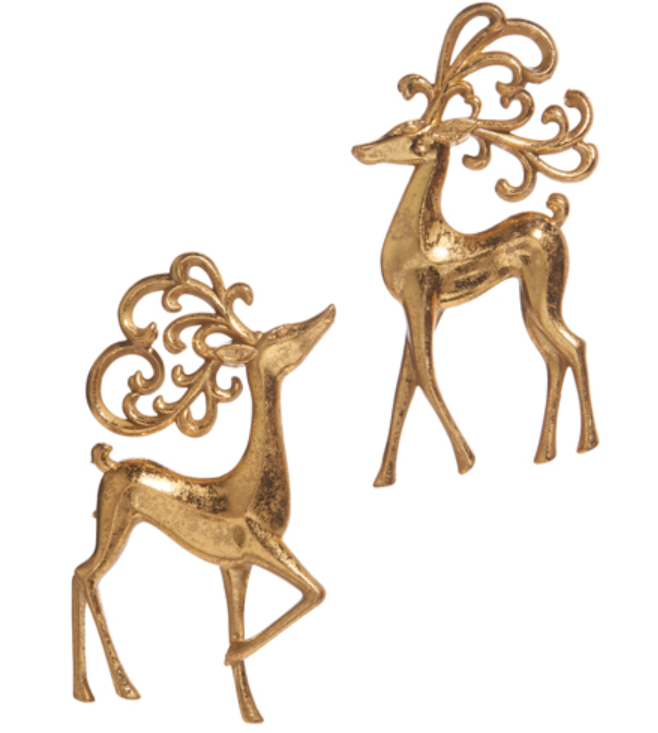 5.25" Ornate Deer Ornament