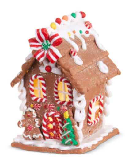 Lighted Gingerbread House