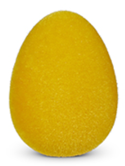 5.5" Bright Flocked Egg
