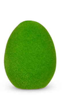 5.5" Bright Flocked Egg