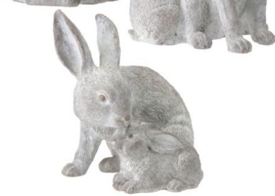 Resin Mother & Child Bunny