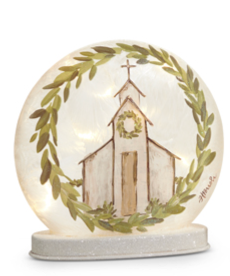 Lighted Church Disc