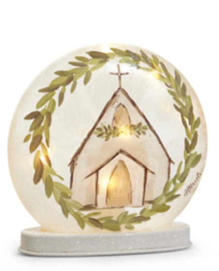 Lighted Church Disc