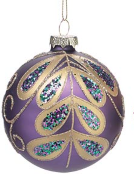 Peacock Themed Ball Ornaments