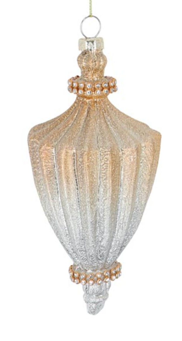 Gold to Silver Ombre Ornaments