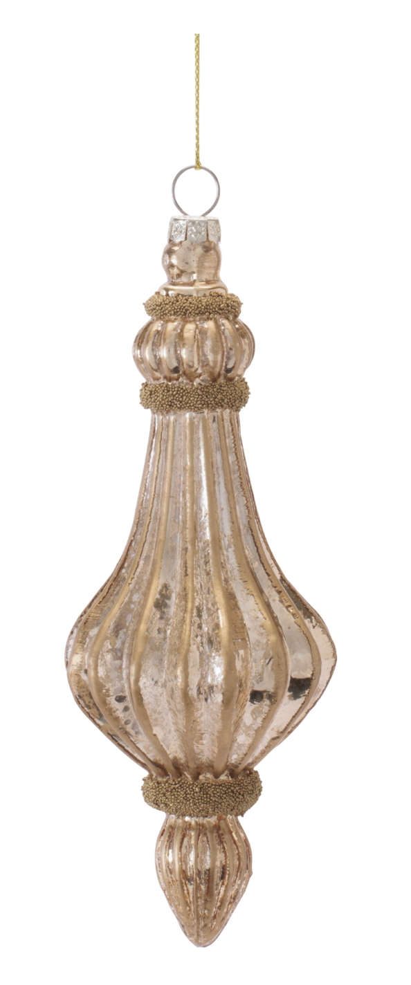 Glass Finial Ornament