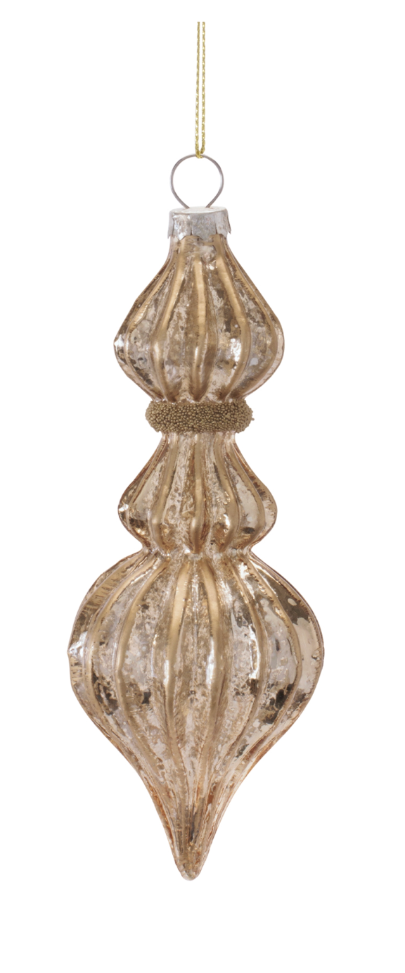 Glass Finial Ornament
