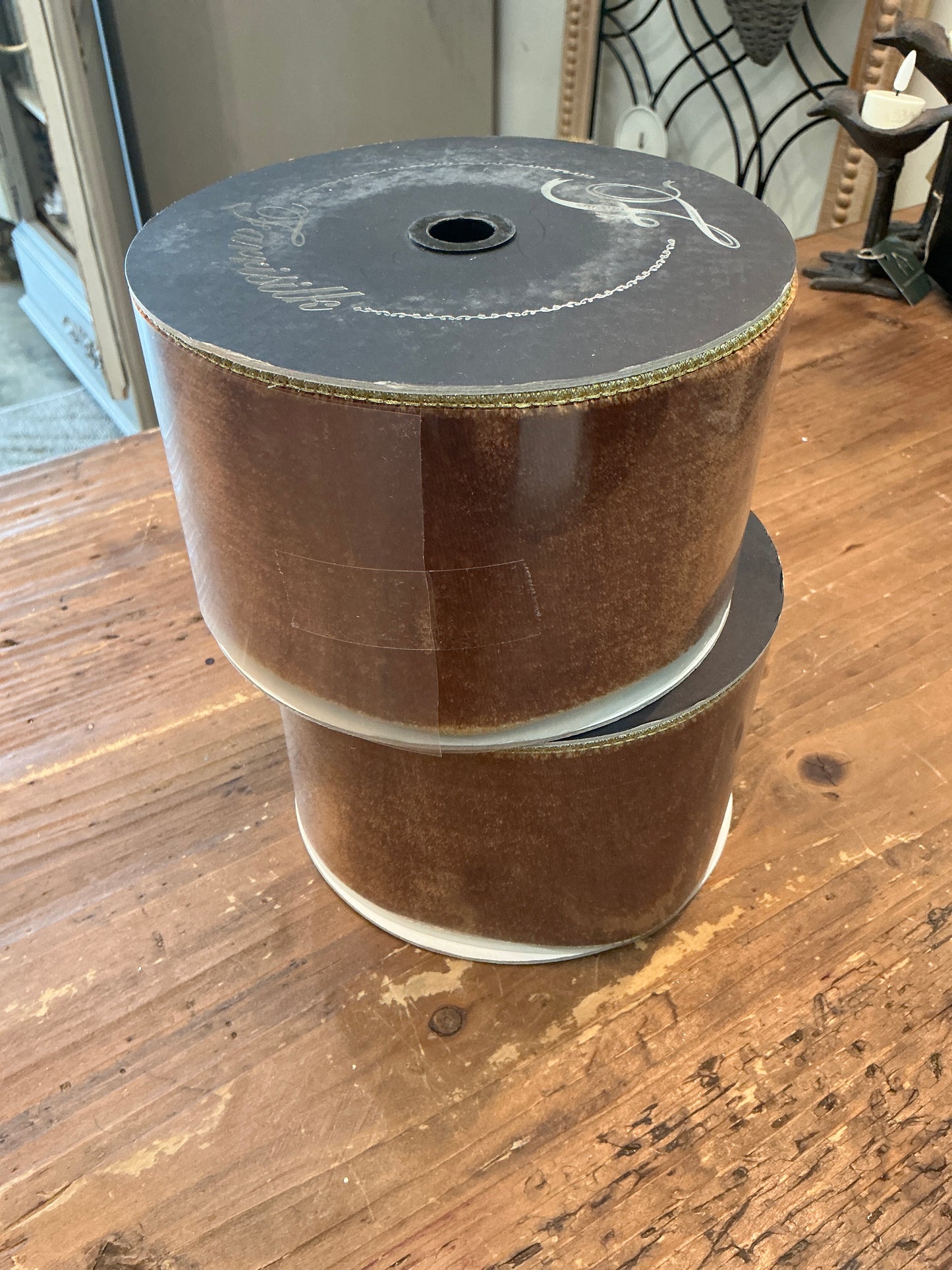 FLASHY VELVET - PECAN - 4IN