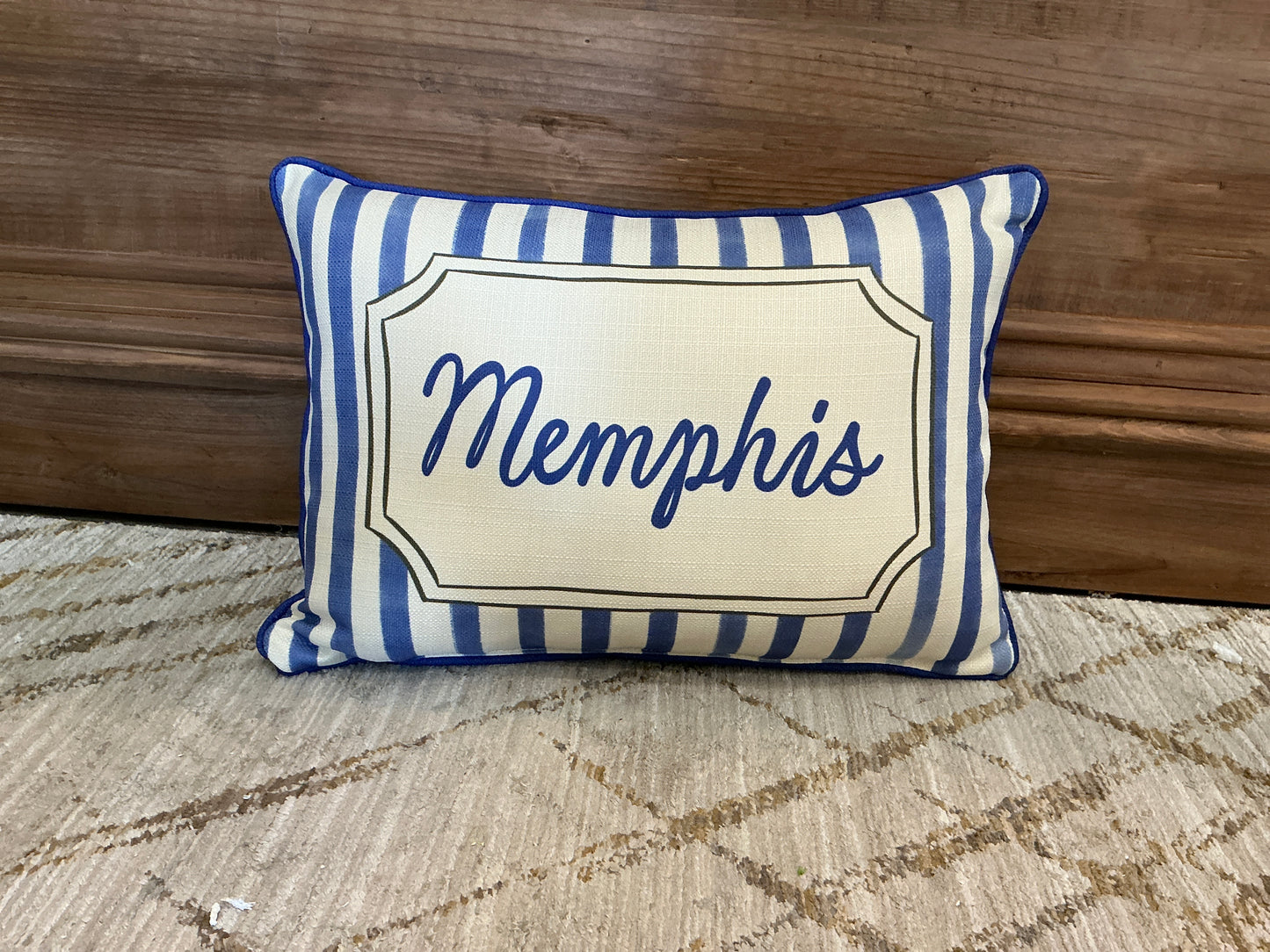 Memphis French Stripe Pillow