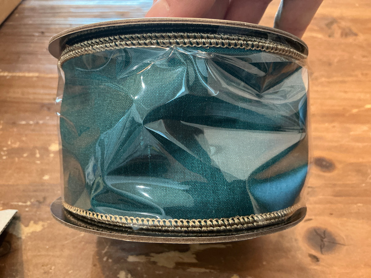 Dark Teal 2.5”x10yrds Ribbon