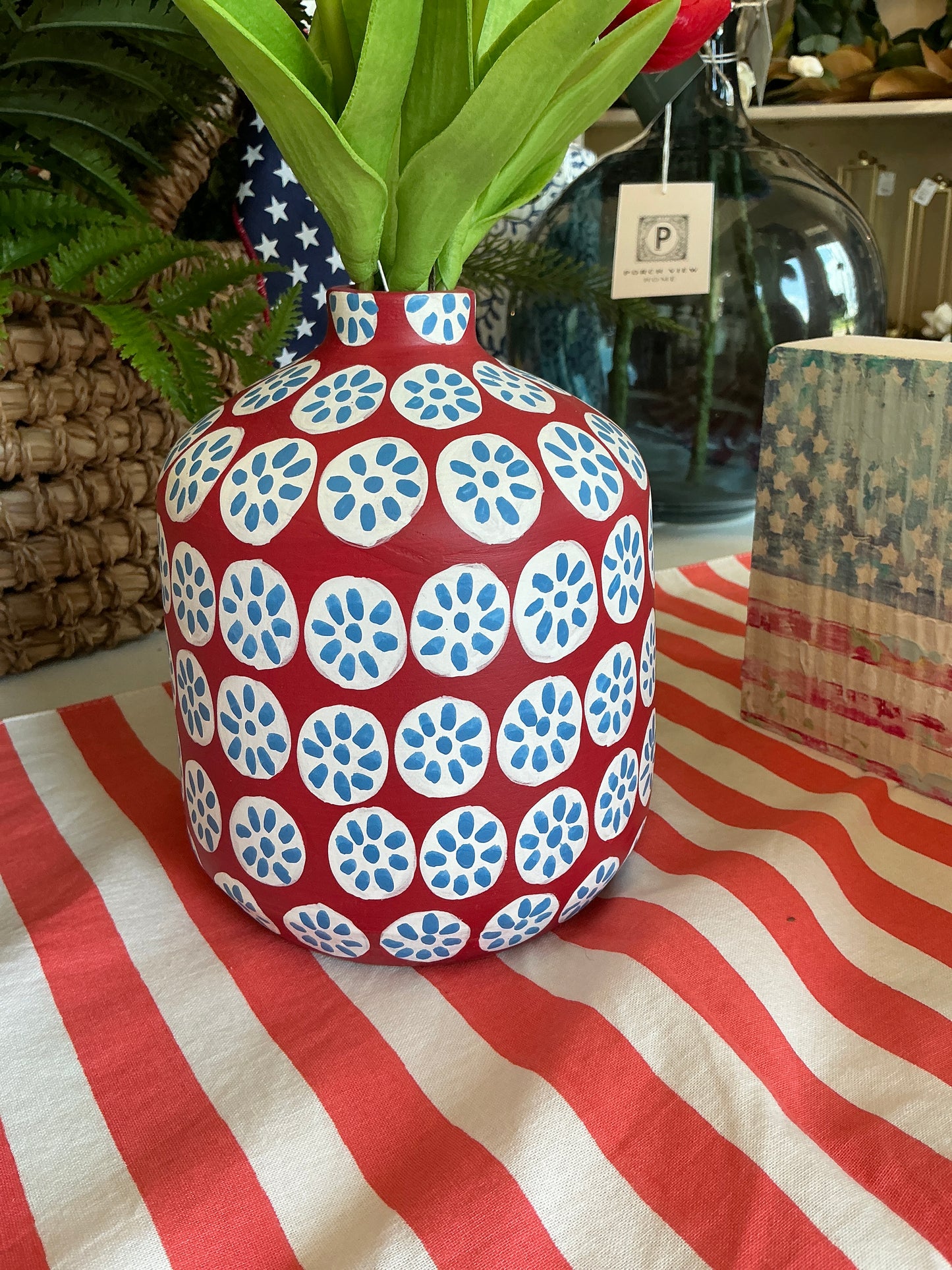 Painted Clay Vases