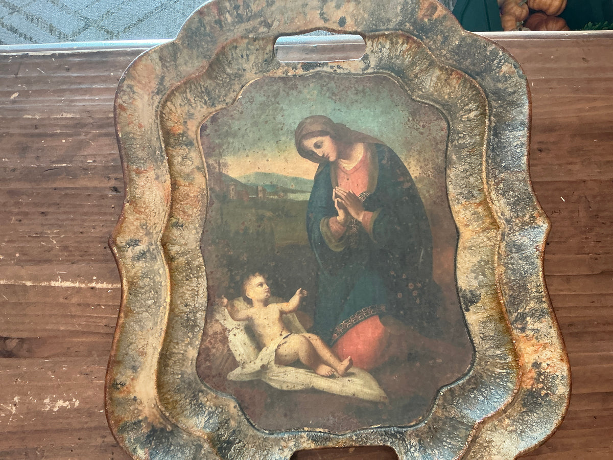 Madonna and Child Tray