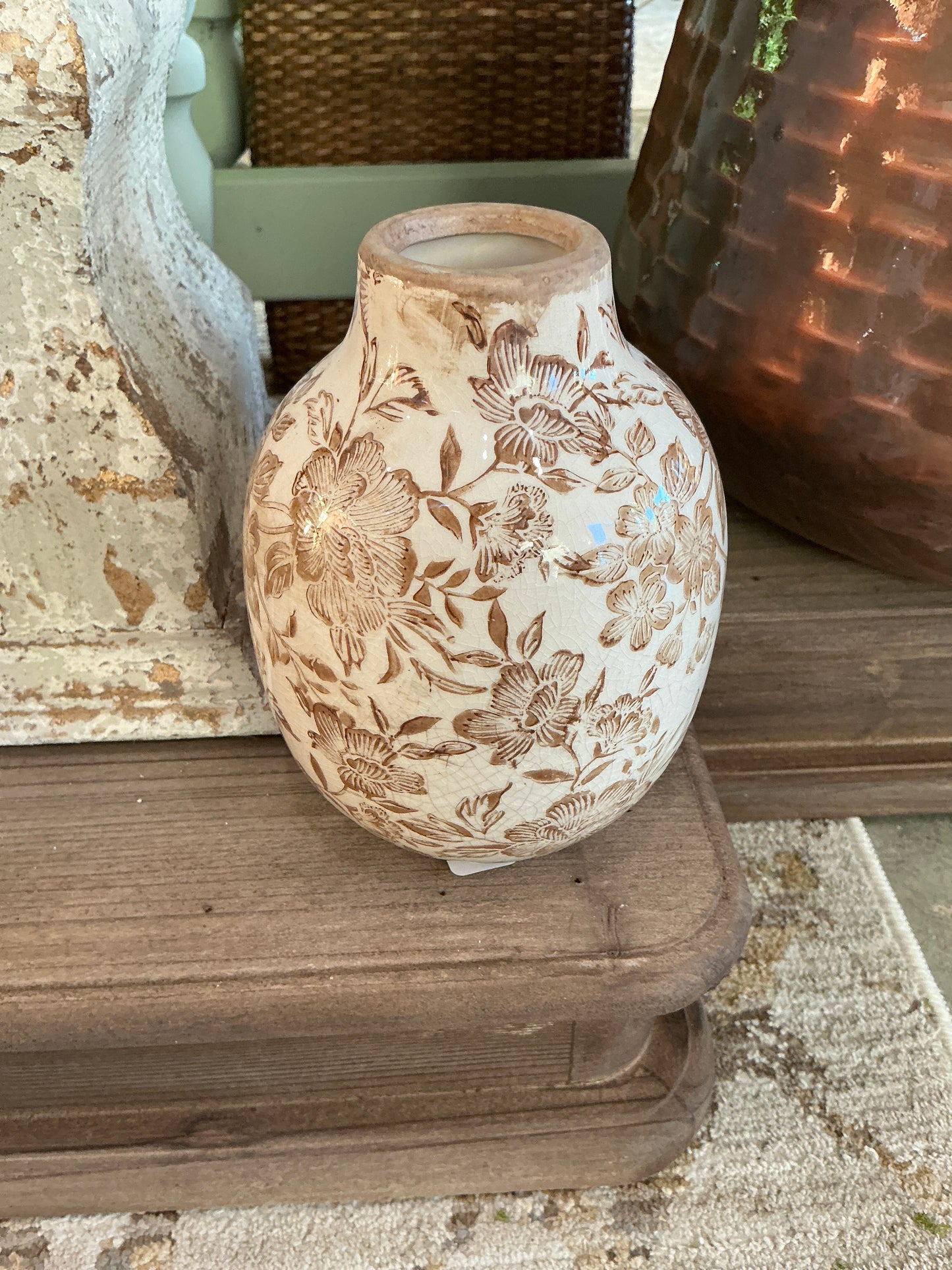 6.25”H Ceramic Vase