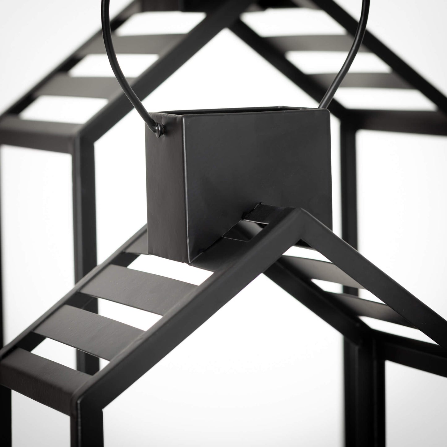 Black Modern Metal Lantern