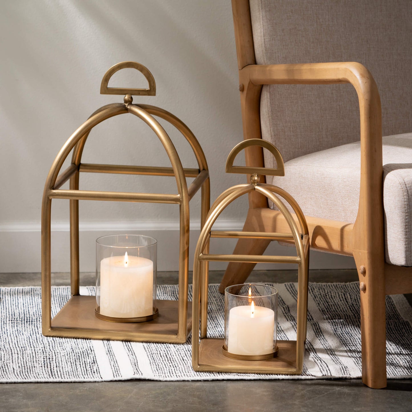 Gold Metal Lantern