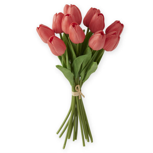 Real Touch Mini Tulip Bundle - Coral