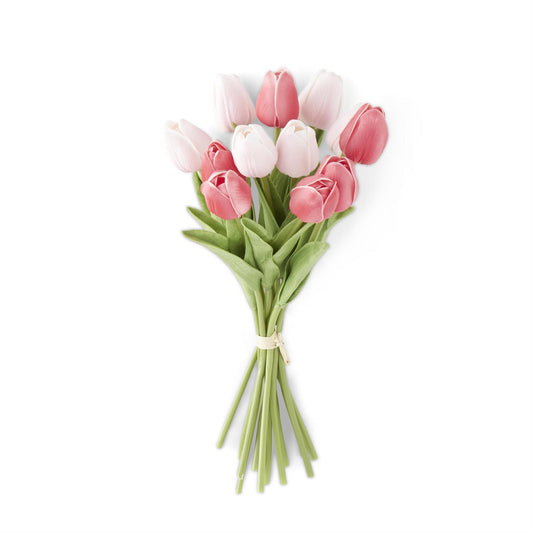 Real Touch Mini Tulip Bundle - Pink and Rose