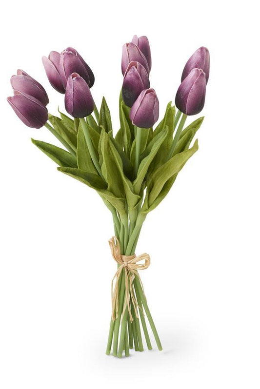 Real Touch Mini Tulip Bundle - Purple