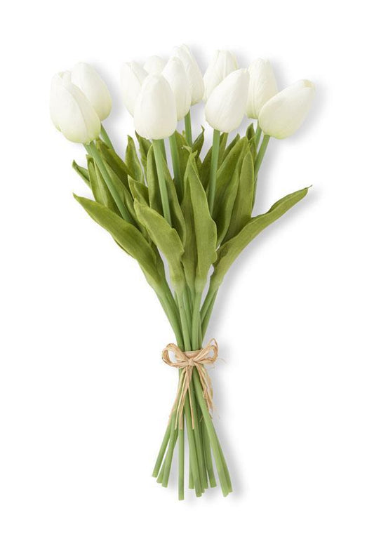 Real Touch Mini Tulip Bundle - White