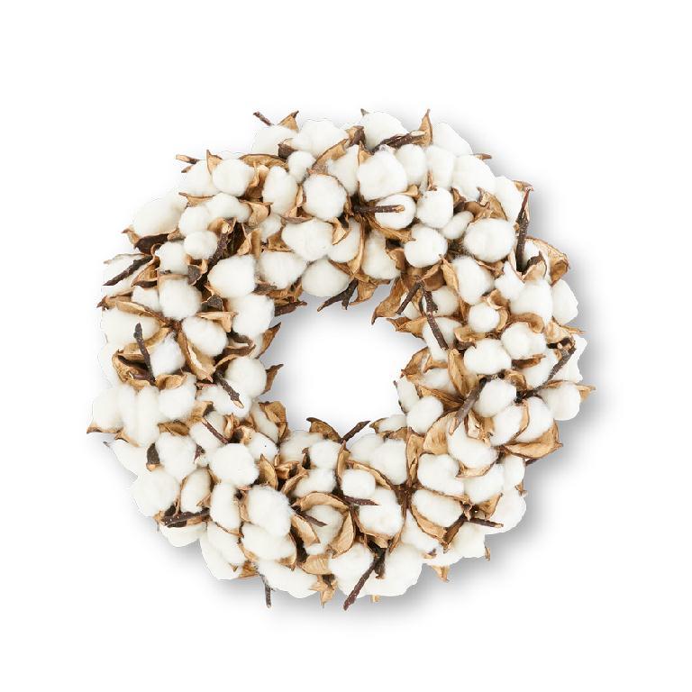 Cotton Pod Wreath
