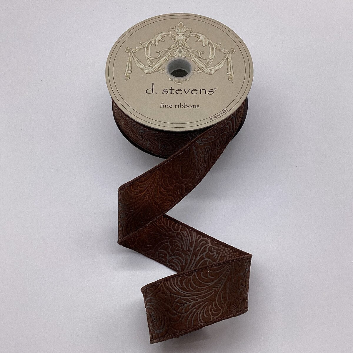 Floral Embossed - Brown