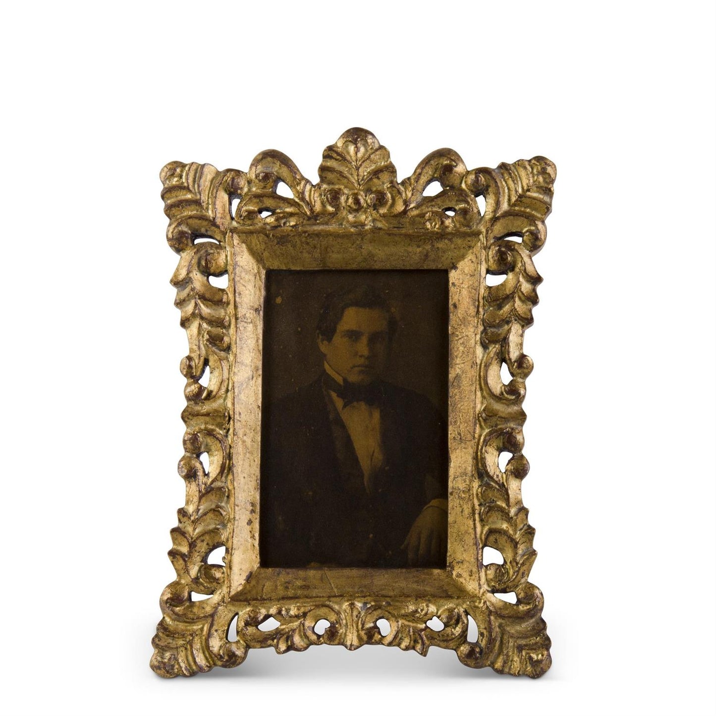 Antique Gold Ornate Photo Frame