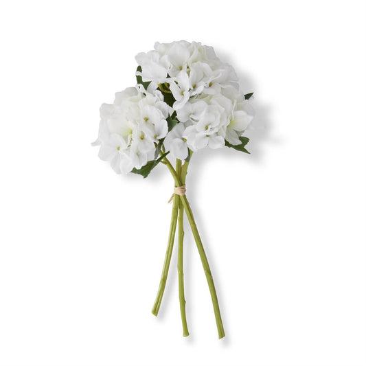 Real Touch Hydrangea Bundle - White