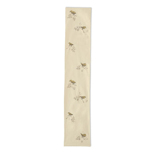 Cream Shore Birds Table Runner