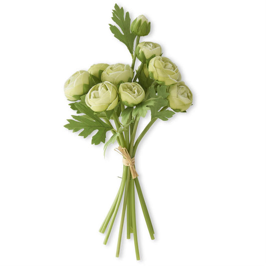 Real Touch Ranunculus Bundle - Green