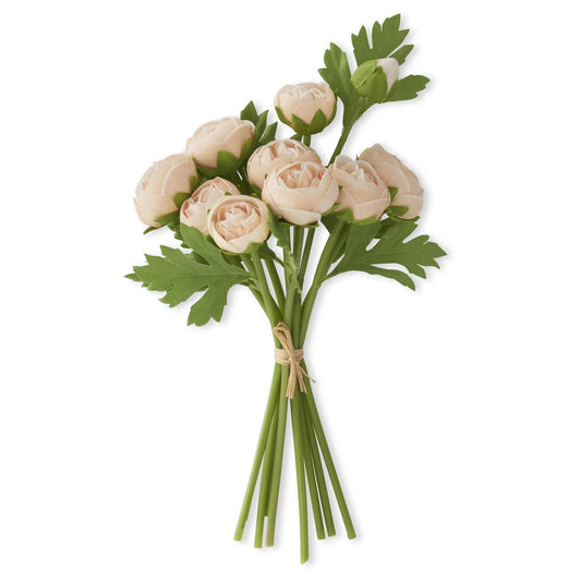 Real Touch Ranunculus Bundle - Light Peach