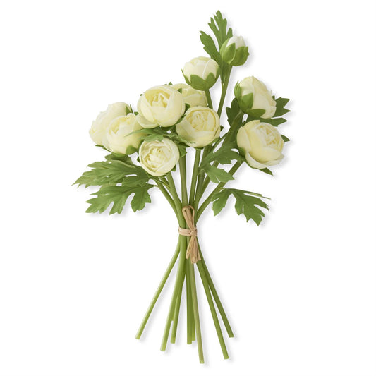 Real Touch Ranunculus Bundle - Light Yellow