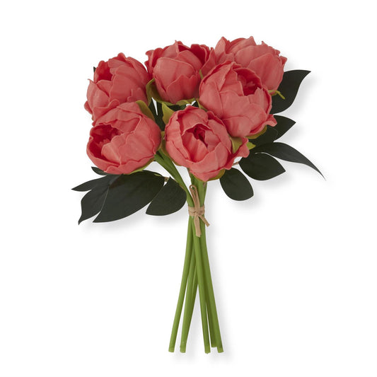 Real Touch Peony Bundle - Coral