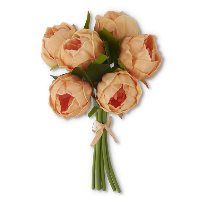 Real Touch Peony Bundle - Peach