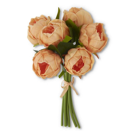 Real Touch Peony Bundle - Peach