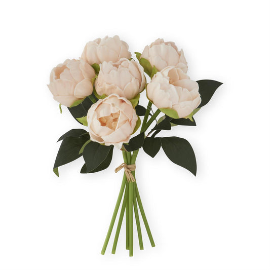 Real Touch Peony Bundle - Light Peach