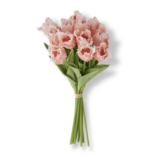 Real Touch Parrot Tulip Bundle - Peachy Orange