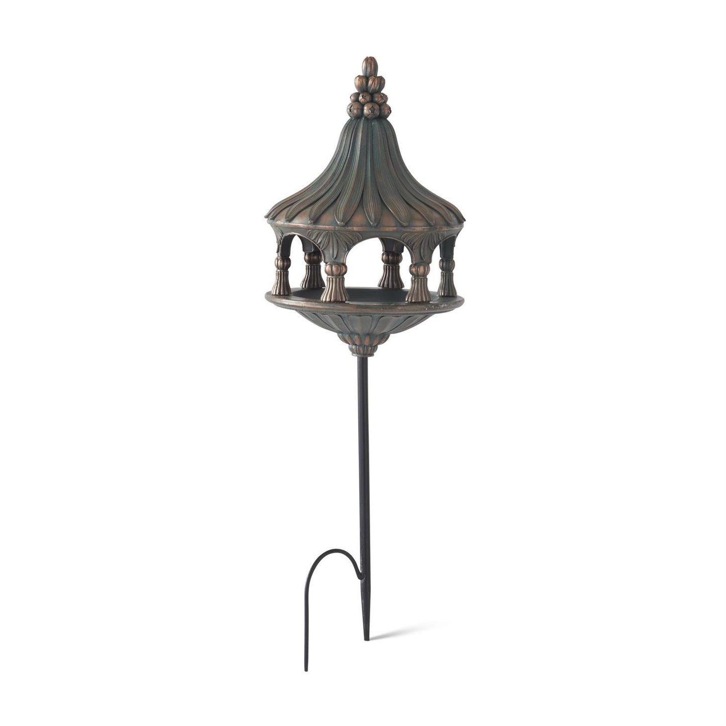 Copper Resin Bird Feeder Decorative Garden
