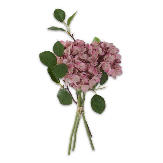 Real Touch Hydrangea Bundle - Dark Pink