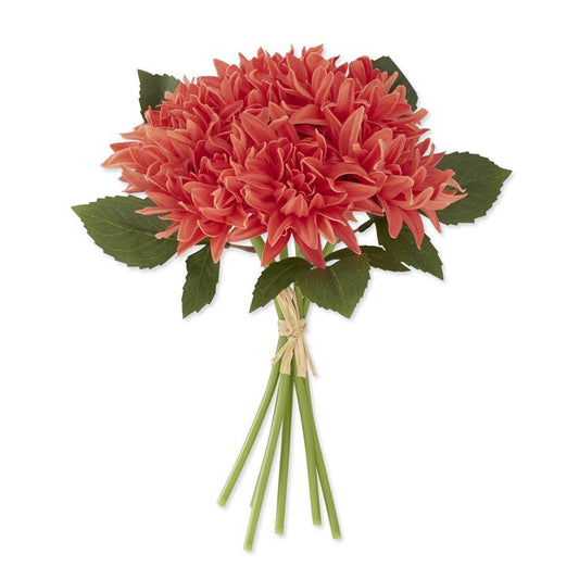 Coral Real Touch Dahlia Bundle
