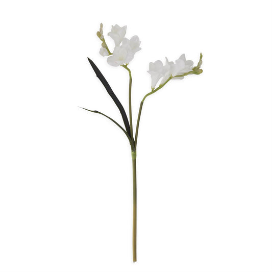 Real Touch Freesia Stem - White