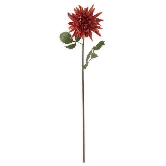 Orange Real Touch Dahlia Stem