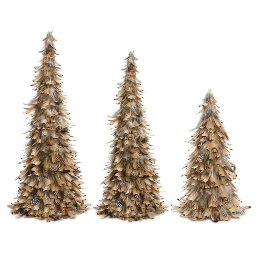 Camel Feathered Cone Trees